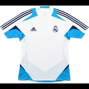 Authentic BNWT Adidas Real Madrid Training Jersey. Size XL.
